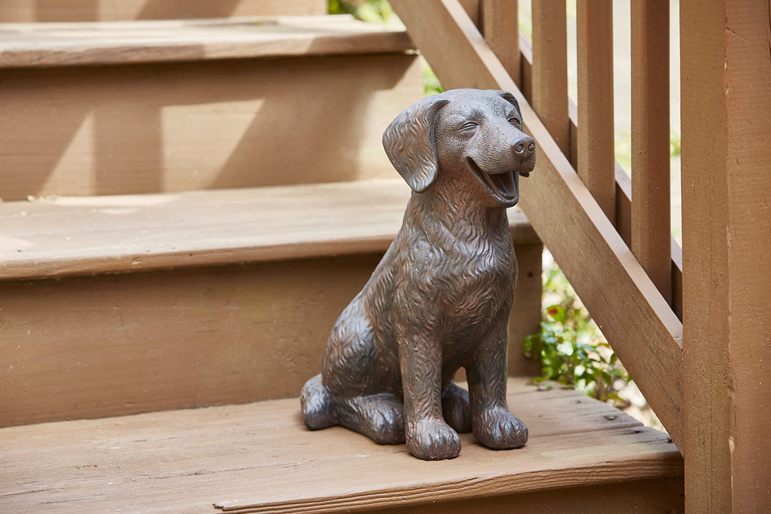 Southern Patio 14.5 in. H Golden Retriever Garden Statue