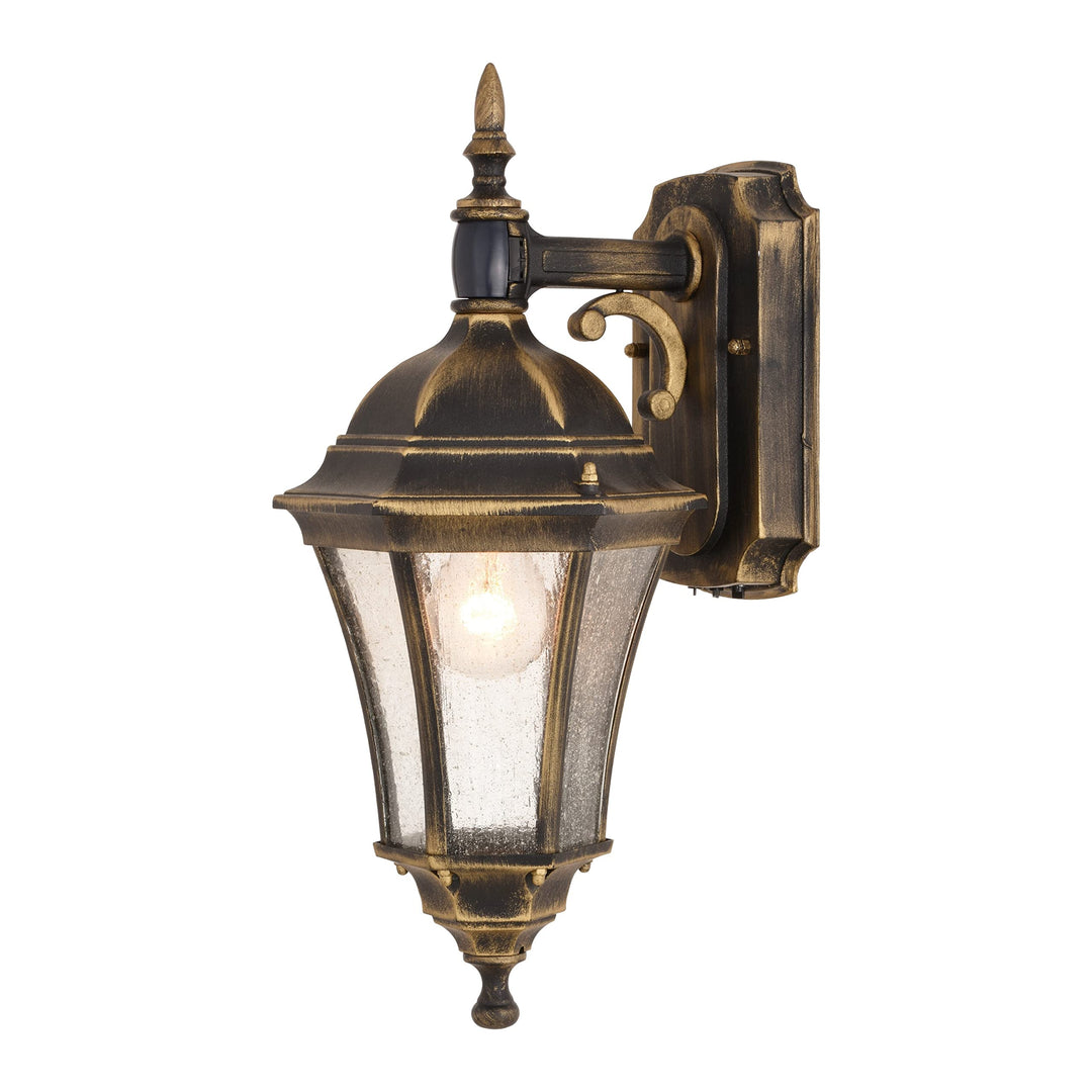 Weathered Bronze Motion Sensor Dusk to Dawn Traditional Outdoor Wall Light