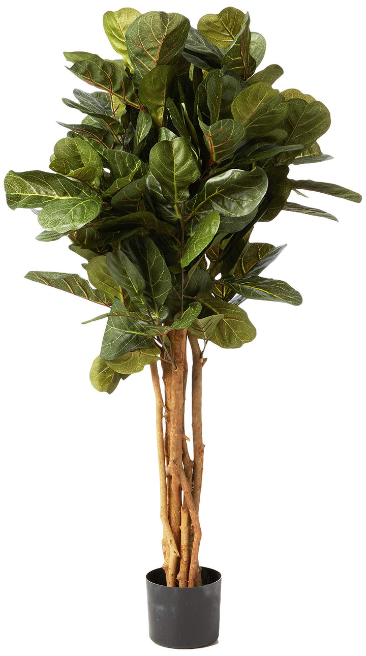 Nearly Natural 4ft. Fiddle Leaf Fig Artificial Tree