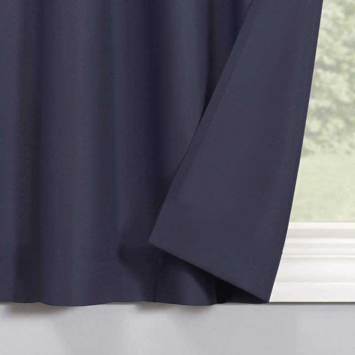 No. 918 Martine Microfiber Semi-Sheer Rod Pocket Kitchen Curtain Valance and