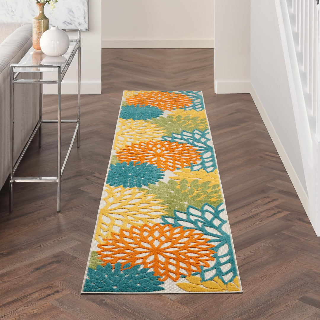 Nourison Aloha Floral Modern, Indoor/Outdoor Area Rug