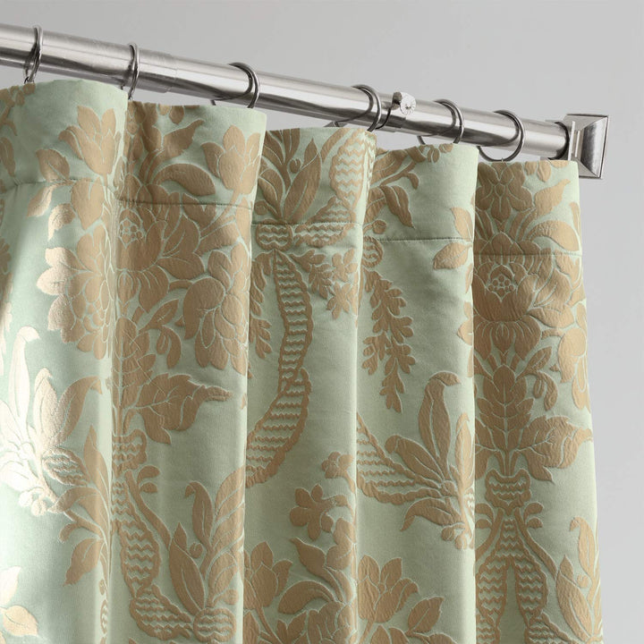 HPD Half Price Drapes Designer Damask Curtains for Room Decoration 96 Inches