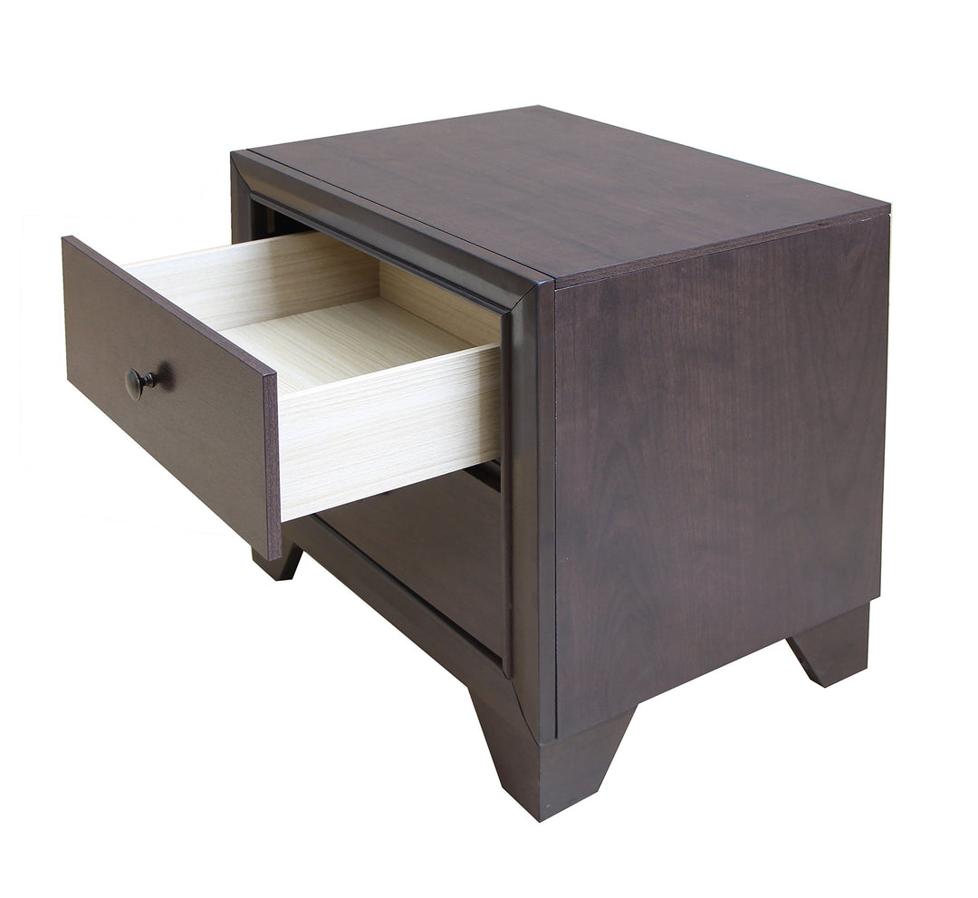 Acme Furniture Madison Wood Nightstand in Espresso - Diamond Home USA