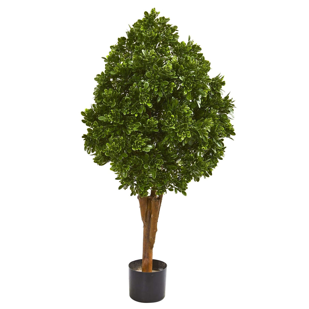 41" Tea Leaf Artificial Tree Uv Resistant (Indoor/Outdoor)