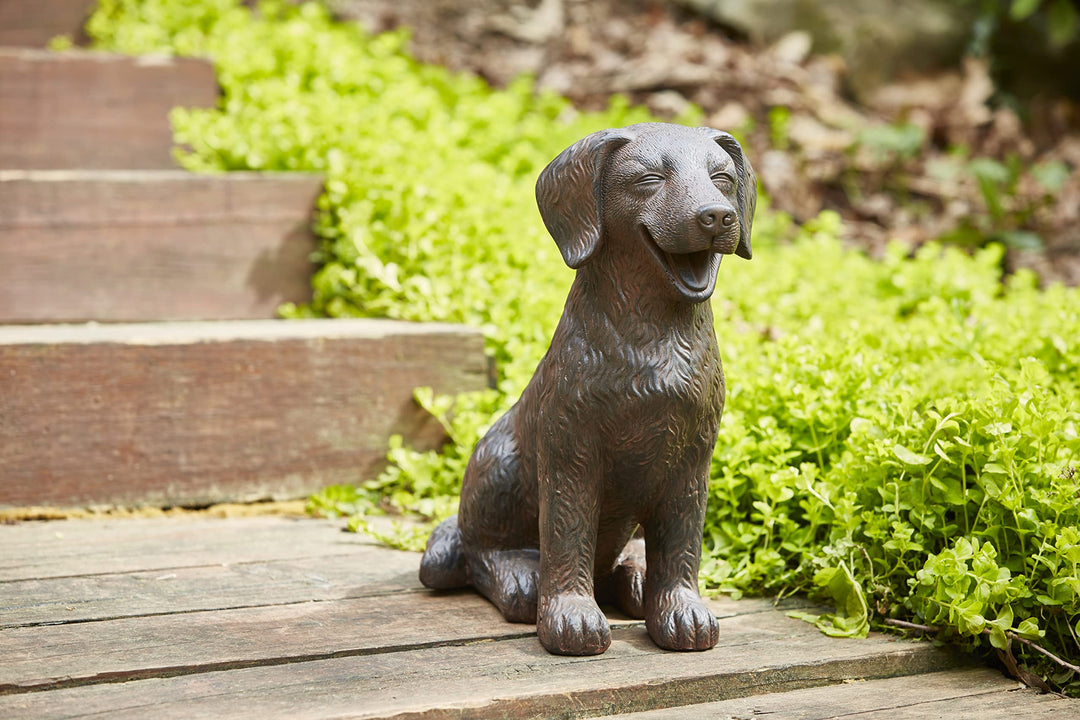 Southern Patio 14.5 in. H Golden Retriever Garden Statue