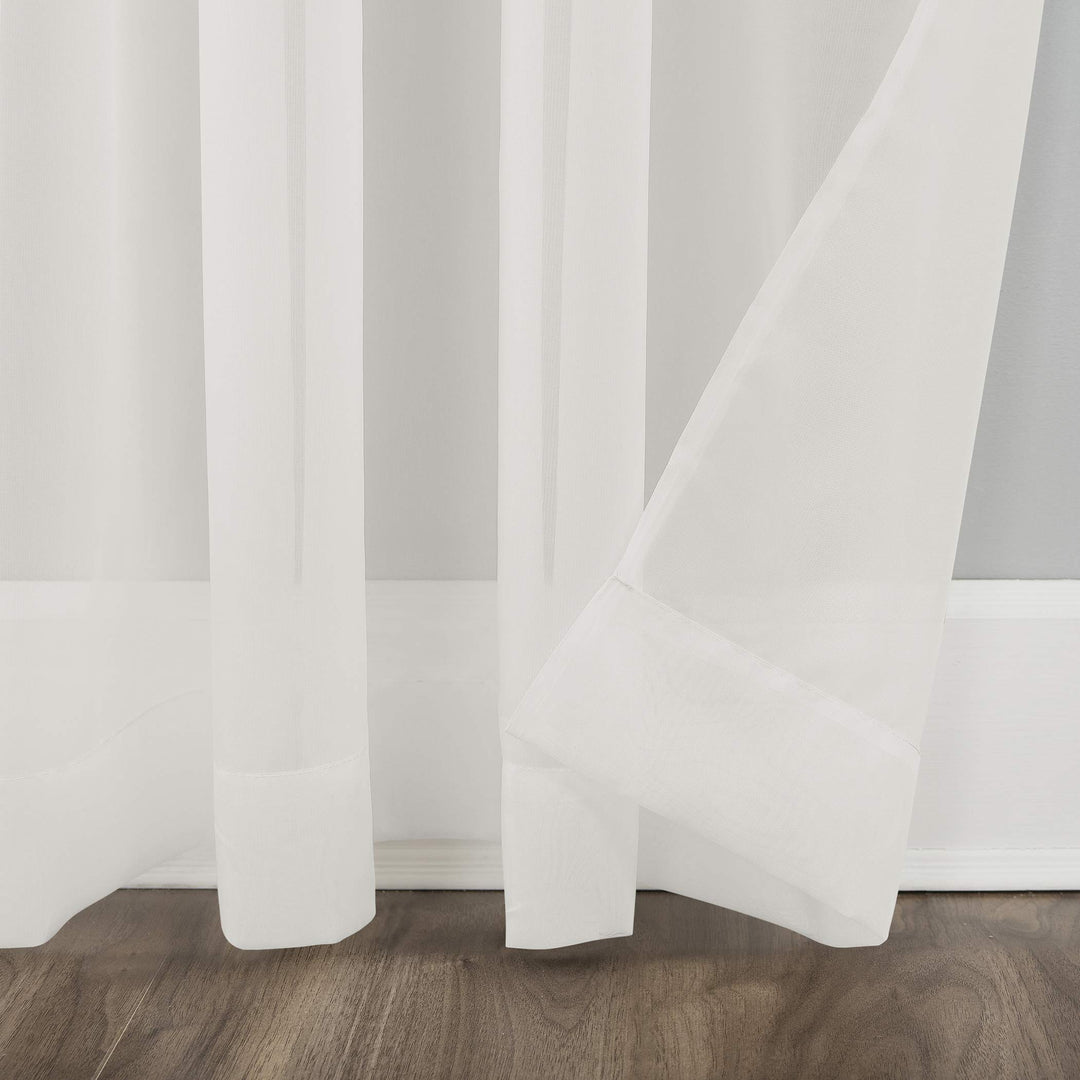 No. 918 Emily Voile Sheer Grommet Curtain Panel- Single Panel