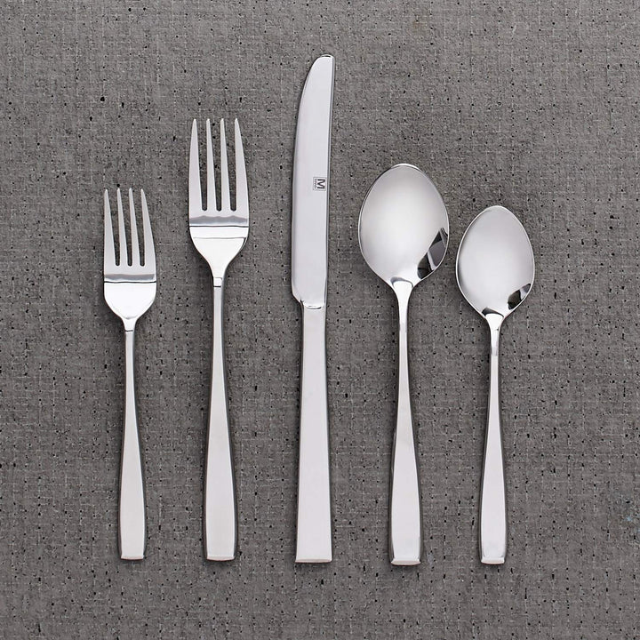 Flatware Stainless Steel 40pc Set Nice 9" X 0'5" Modern Contemporary