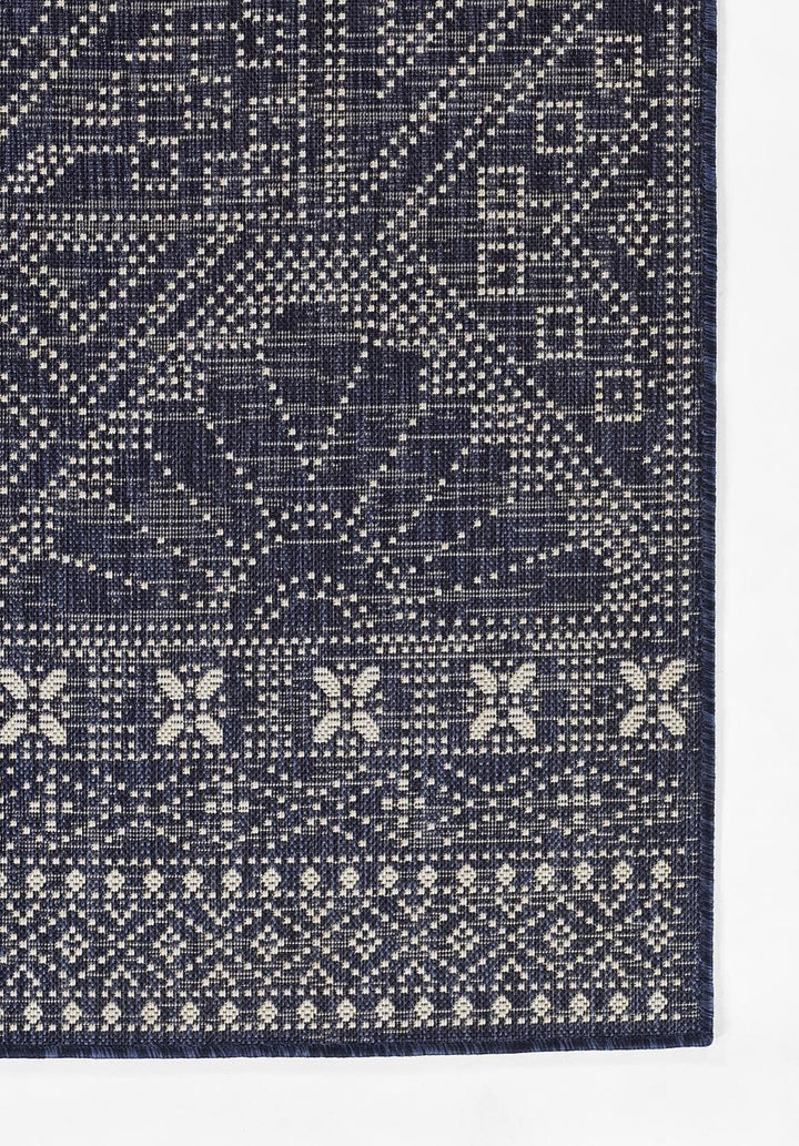 Momeni Riviera Transitional Indoor/Outdoor Area Rug Navy 3'3" X 5'