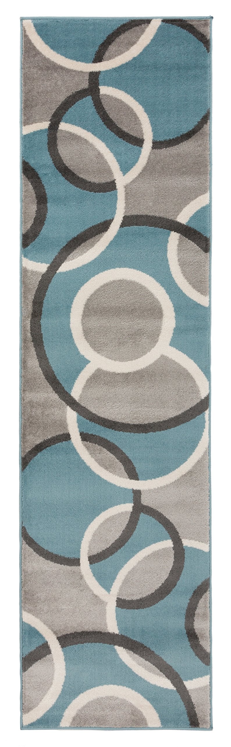 Rugshop Modern Abstract Circles Area Rug