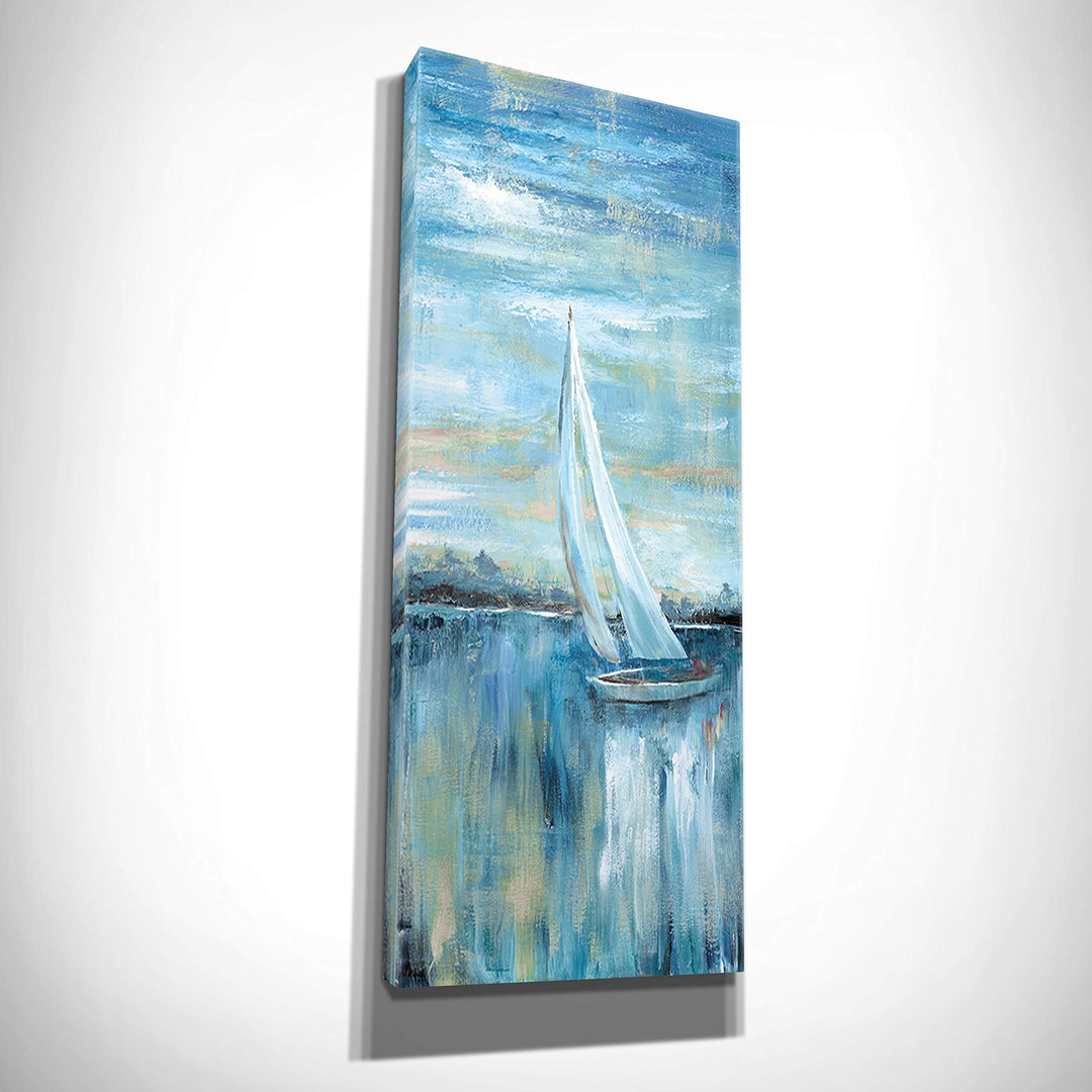 Wexford Home Nan 'Evening Bay III' Canvas Premium Gallery-Wrapped Wall Art 20x60