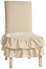 Classic Slipcovers Cotton Duck 2 Tier Dining Chair Khaki