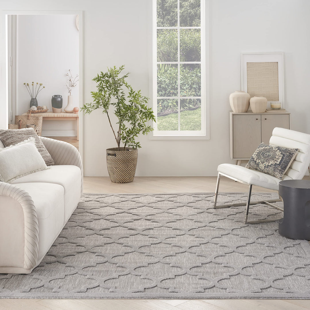 Nourison Easy Care Indoor/Outdoor Moroccan Trellis Area Rug