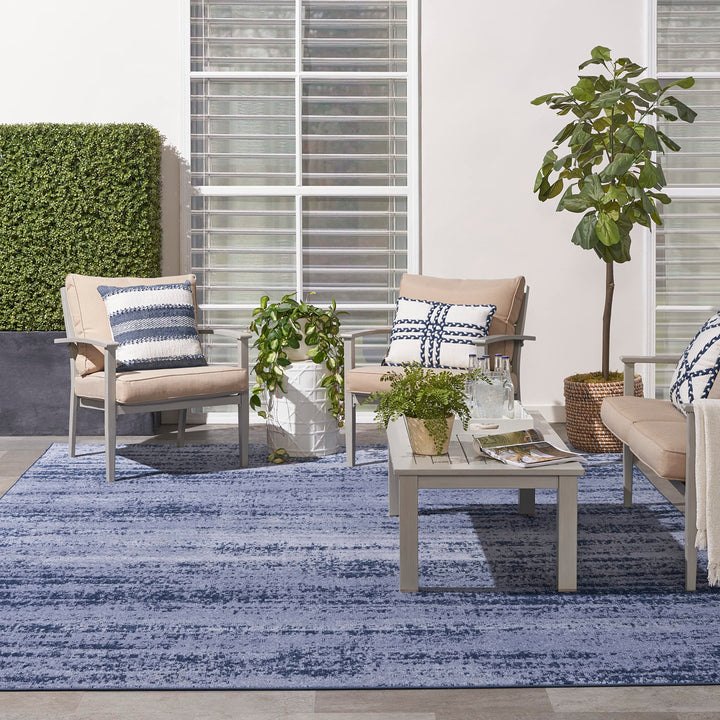 Nourison Essentials Solid Indoor/Outdoor Area Rug