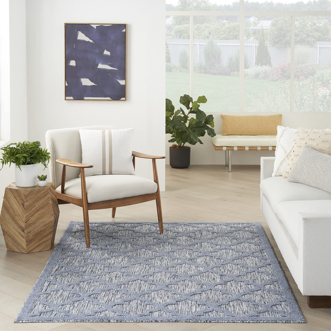 Nourison Easy Care Indoor/Outdoor Moroccan Trellis Area Rug