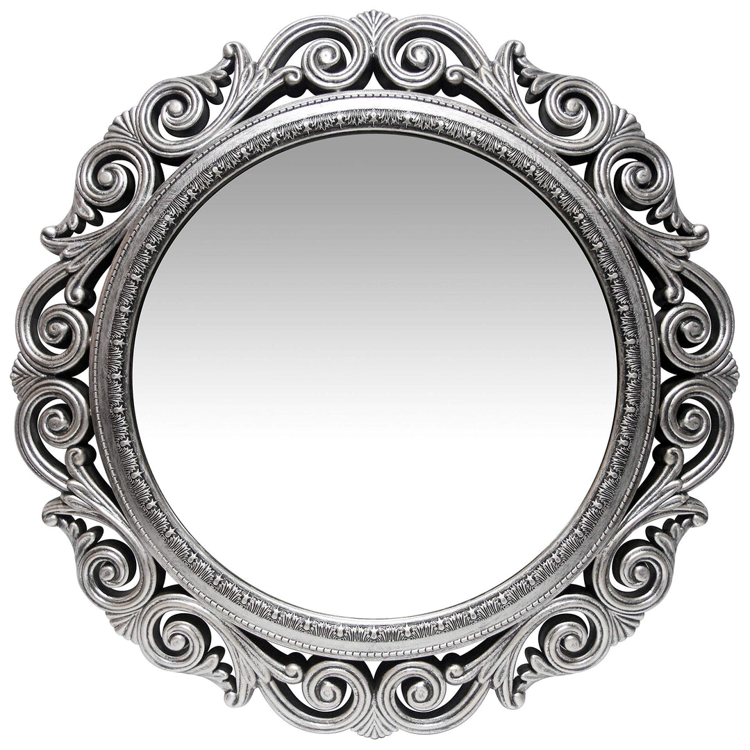 Antique Silver 23 Inch Traditional Decorative Wall Mirror