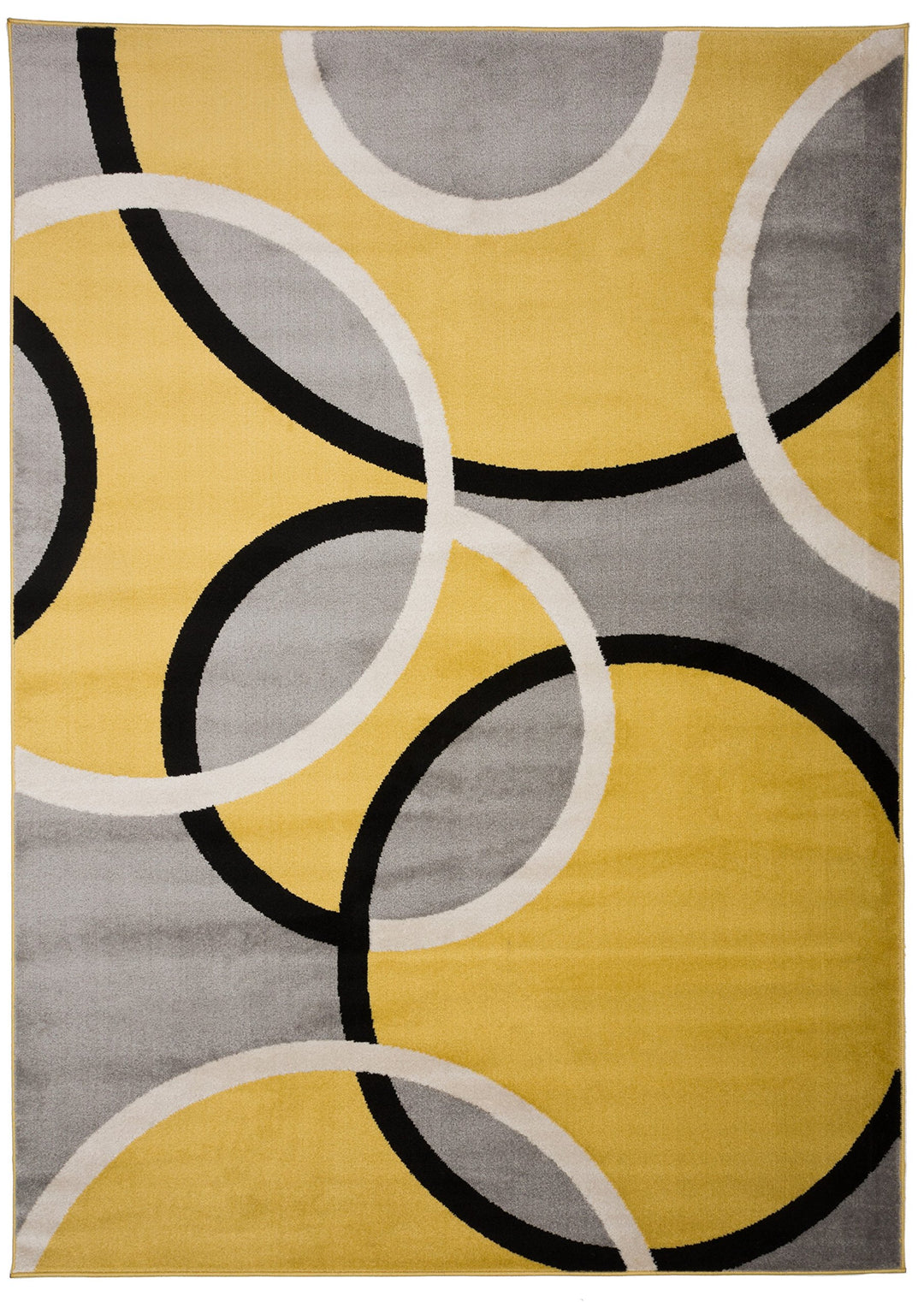 Rugshop Modern Abstract Circles Area Rug