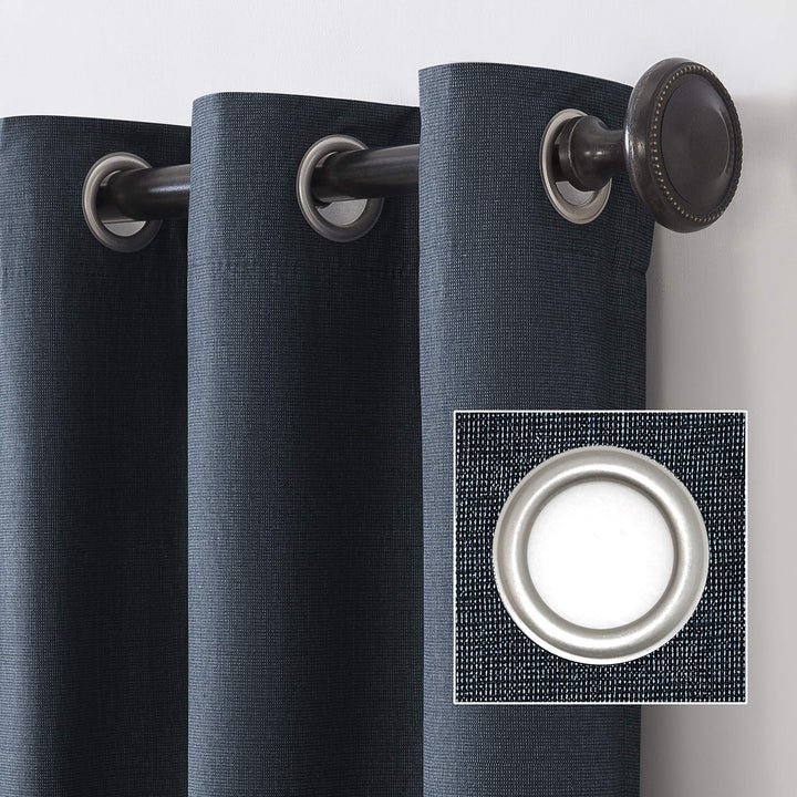 Sun Zero Duran Thermal Insulated Total Blackout Grommet 1-Piece Curtain Panel, Single Panel