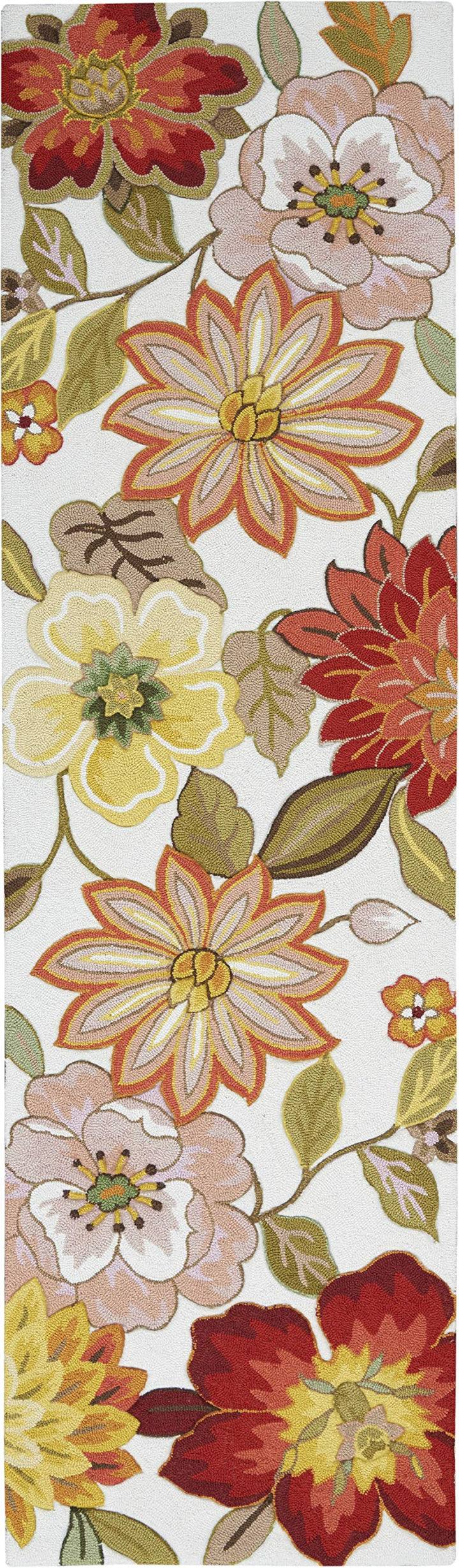 Nourison Fantasy Area-Rug Modern Floral Bed Room Living Room