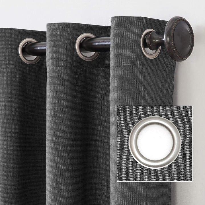 Sun Zero Duran Thermal Insulated Total Blackout Grommet 1-Piece Curtain Panel, Single Panel