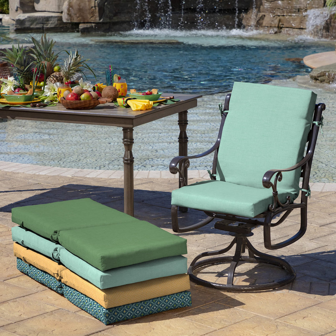 Arden Selections Leala Textured Outdoor Cushion Set