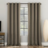 Sun Zero Nordic Theater Grade Extreme 100% Blackout Grommet Curtain Single Panel 52 x 54 - Mushroom