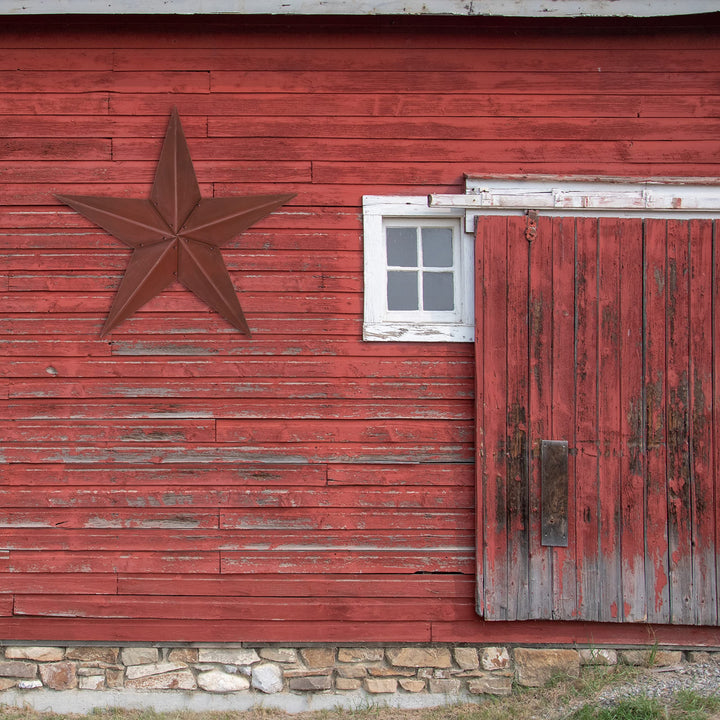 CWI Gifts Metal Barn Star - 36 inch Galvanized Hanging Star - Farmhouse Wall