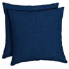 Arden Selections Sapphire Leala Throw Pillow 2 Pack - 16 in L x 16 in W x 5 in H 2 Count - Sapphire Leala Texture