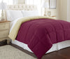 Modern Threads Down Alternative Microfiber Quilted Reversible Comforter & King - Anemone/Wheat