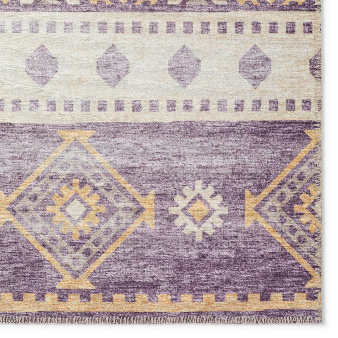 Addison Rugs Yuma AYU42 Purple 2'3" x 7'6" - Diamond Home USA