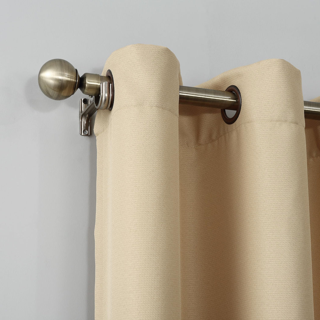 No. 918 53485 Montego Casual Textured Grommet Curtain Panel