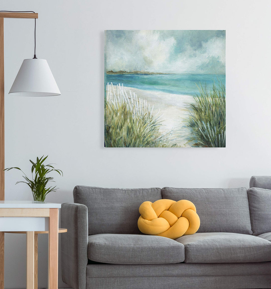 Wexford Home Coastal Fences-Gallery Wrapped Canvas Art Print 16x16