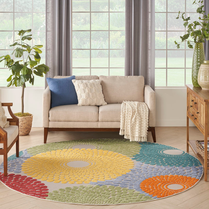 Nourison Aloha Medallion Area Rug