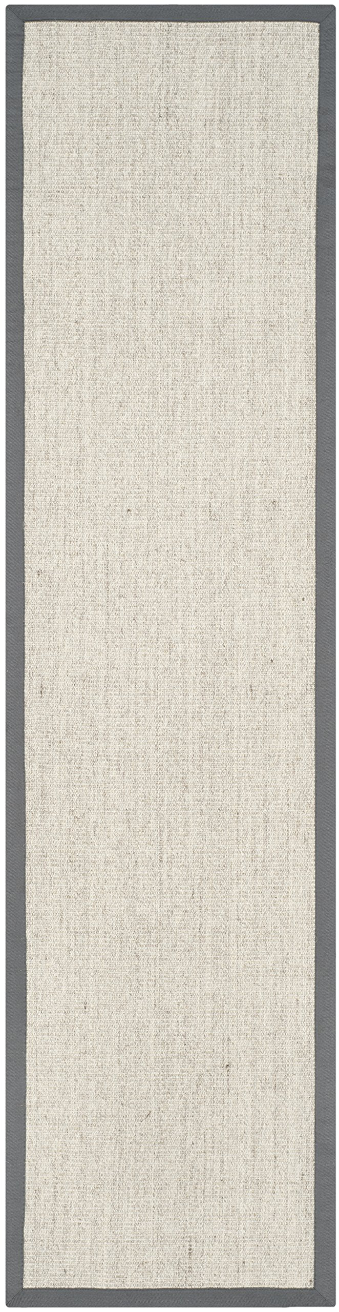 SAFAVIEH Natural Fiber Collection Accent Rug - 2' x 4' Marble & Grey Border