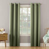 Sun Zero - 53408 Becca Energy Efficient Grommet Curtain Panel 40" x 84" Sage 40 x 84 - Sage Green