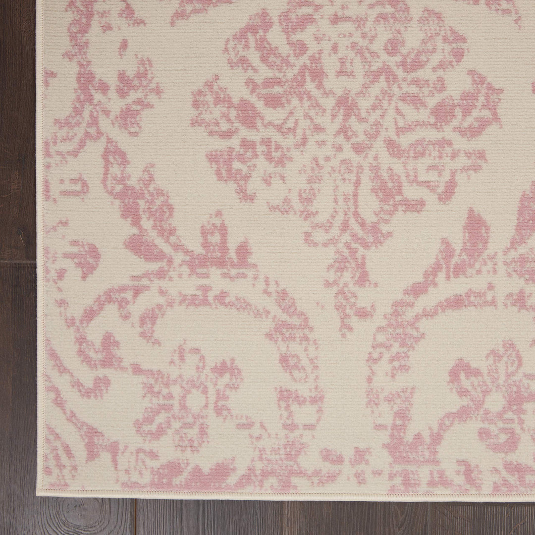 Nourison Jubilant Vintage Farmhouse Damask Area Rug