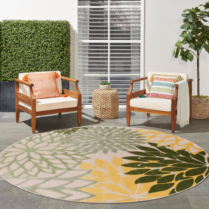 Nourison Aloha Floral Modern, Indoor/Outdoor Area Rug