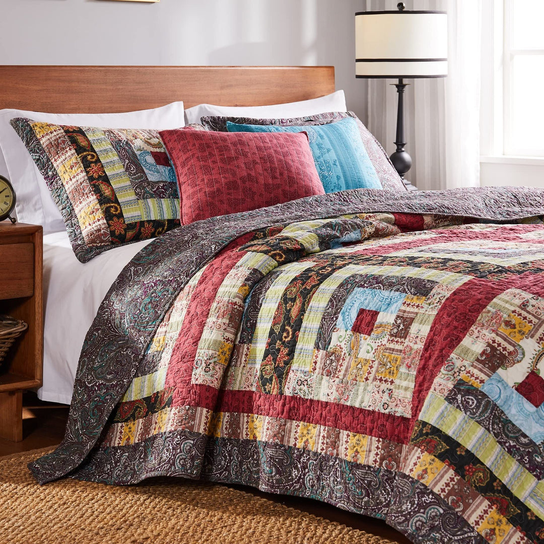 Greenland Home Colorado Lodge Quilt Set Full/Queen (3 Piece) Multi