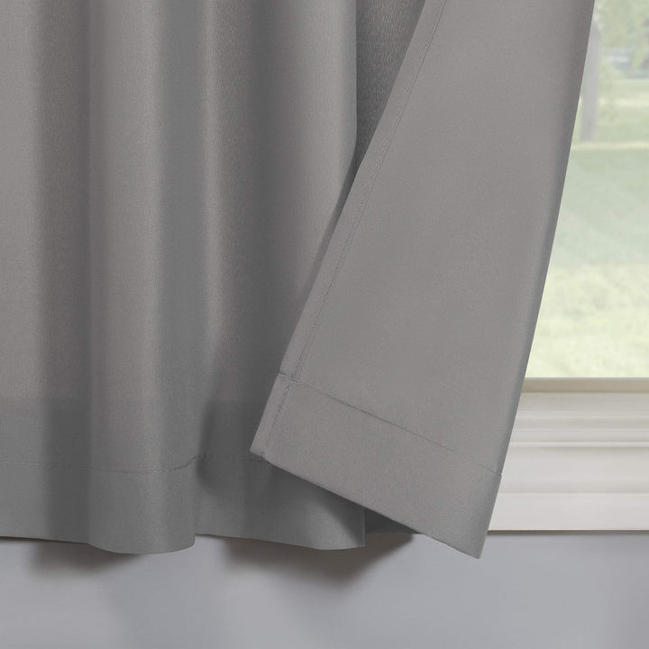 No. 918 Martine Microfiber Semi-Sheer Rod Pocket Kitchen Curtain Valance and