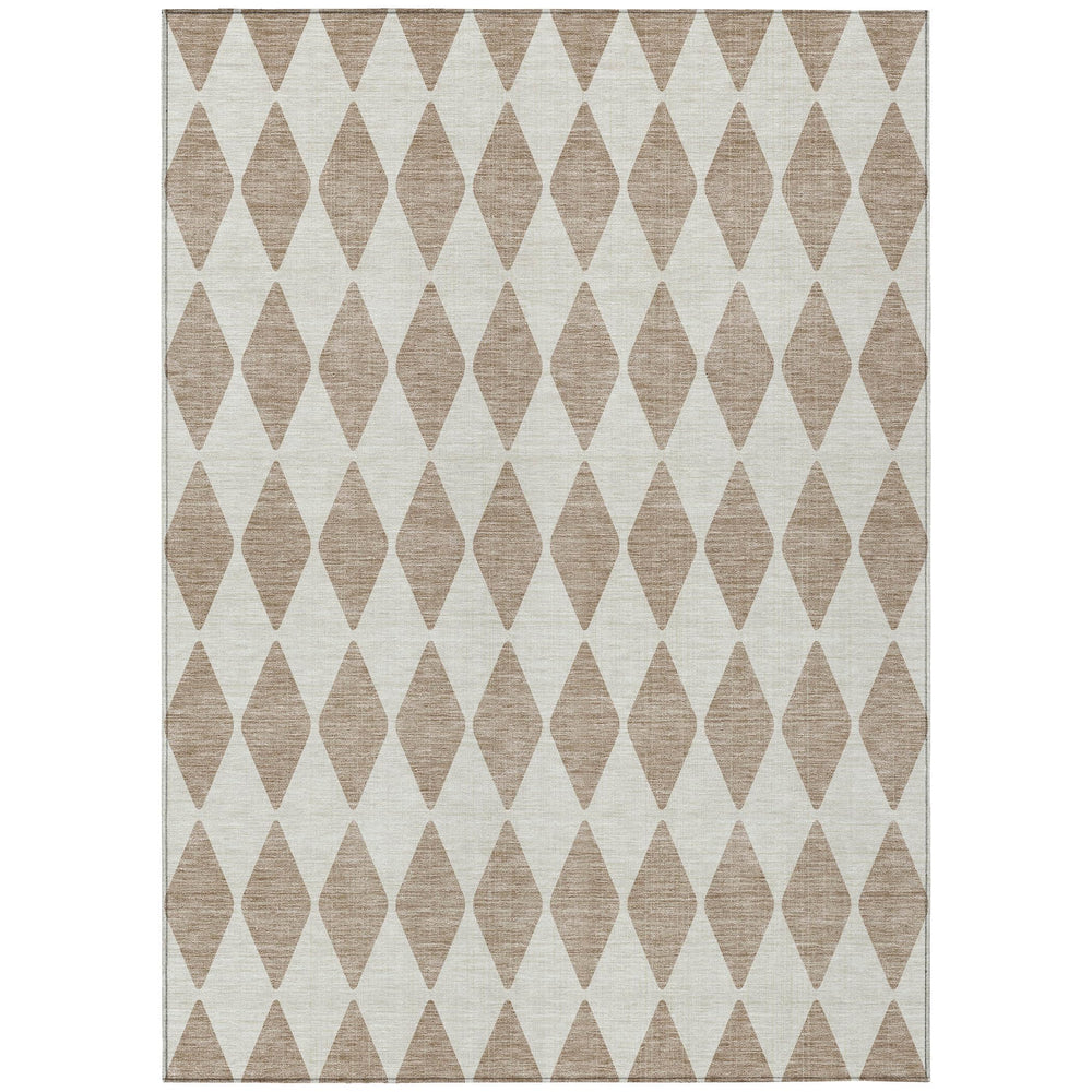 Addison Rugs Chantille ACN578 Taupe 8' x 10' Indoor Outdoor Area Rug Easy Taupe - 8' x 10'