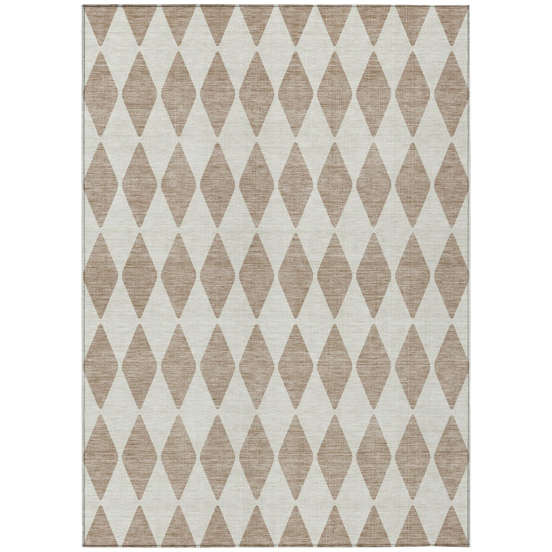 Addison Rugs Chantille ACN578 Taupe 8' x 10' Indoor Outdoor Area Rug Easy Taupe - 8' x 10'