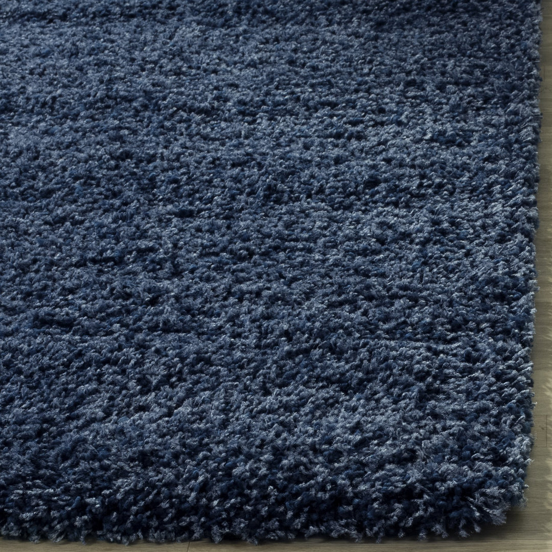 SAFAVIEH California Shag Collection Accent Rug - 3' x 5' Navy Non-Shedding &