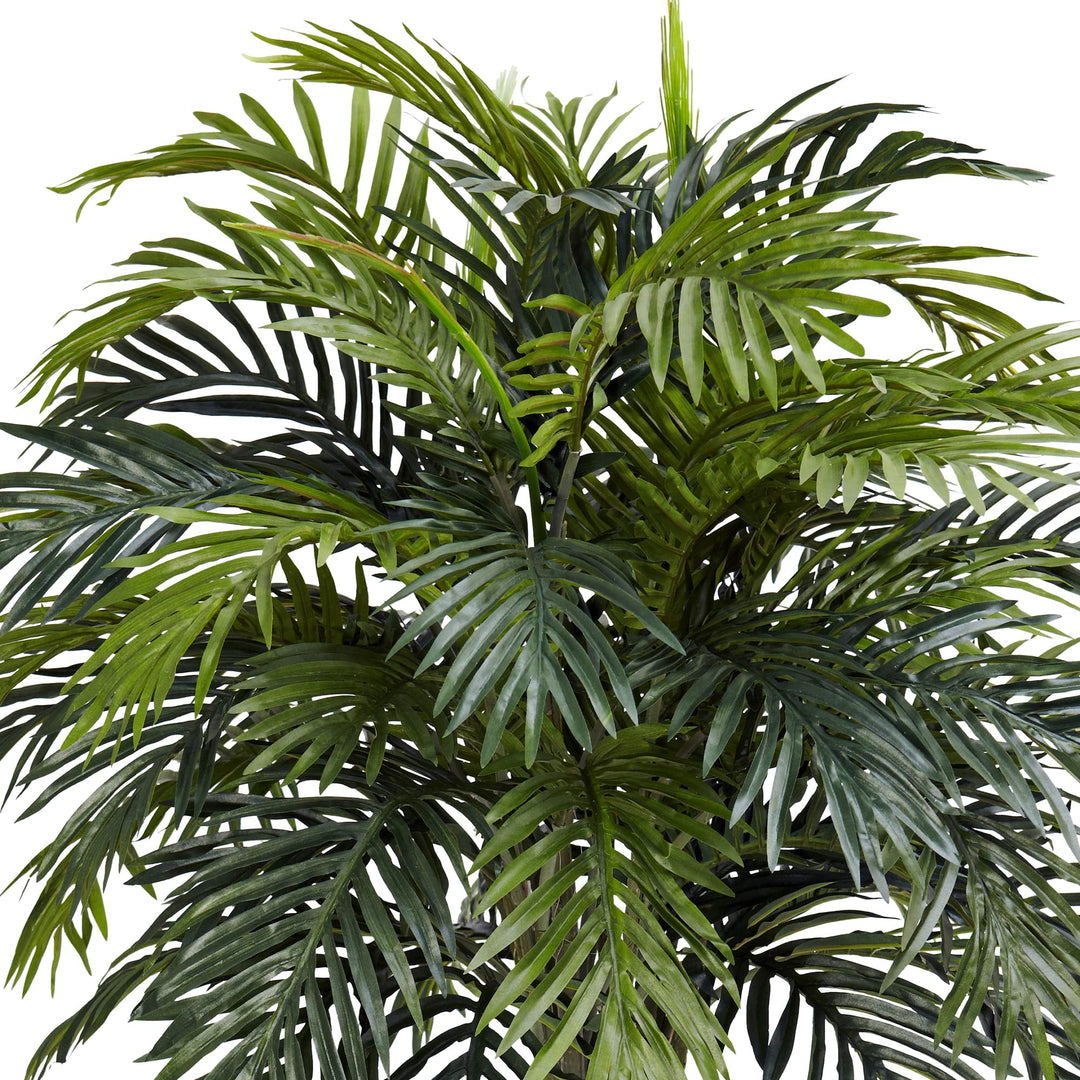 Nearly Natural Areca with Decorative Planter Silk Plant