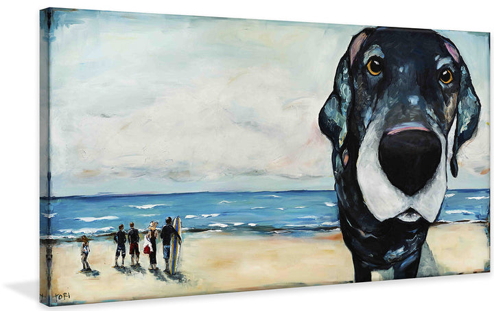 Marmont Hill MacDaddy by Tori Campisi Painting Print on Wrapped Canvas 24 x 12