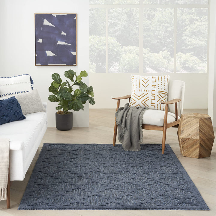 Nourison Easy Care Indoor/Outdoor Moroccan Trellis Area Rug