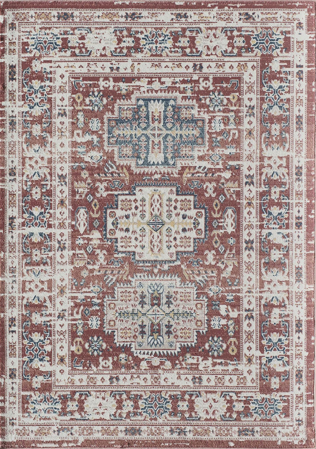 Rugs America Gallagher Collection Sundara Transitional Vintage Area Rug