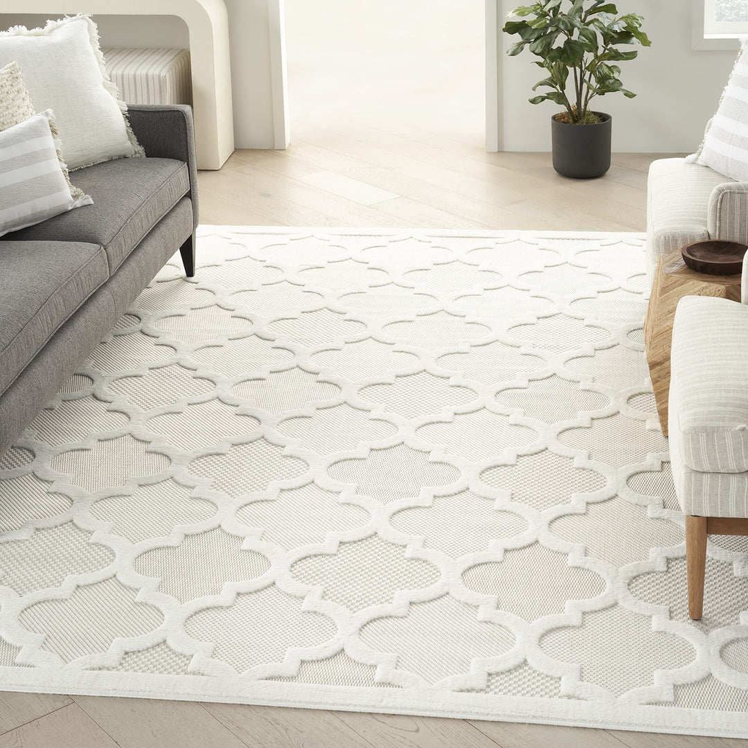 Nourison Easy Care Indoor/Outdoor Moroccan Trellis Area Rug