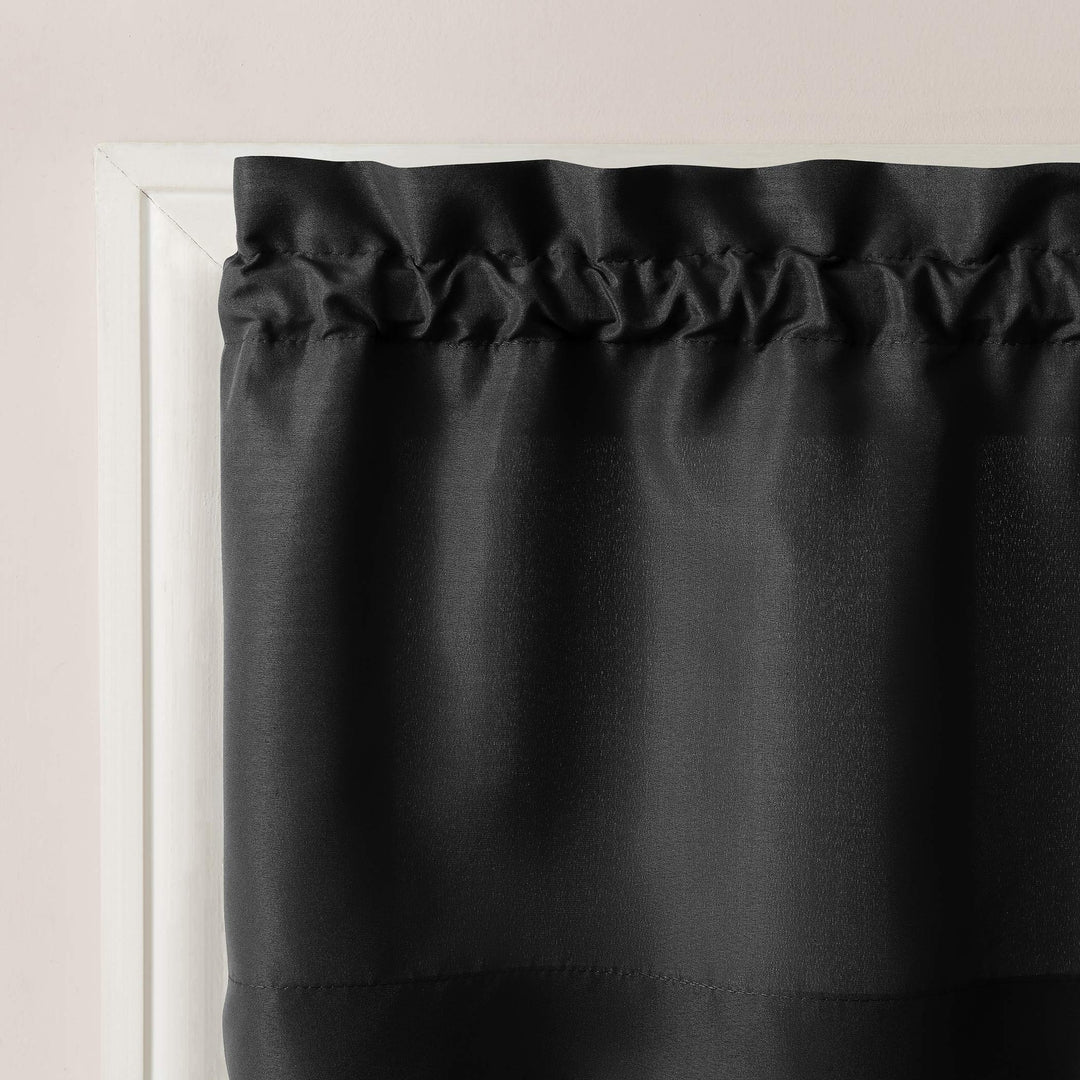 No. 918 Martine Microfiber Semi-Sheer Rod Pocket Kitchen Curtain Valance and