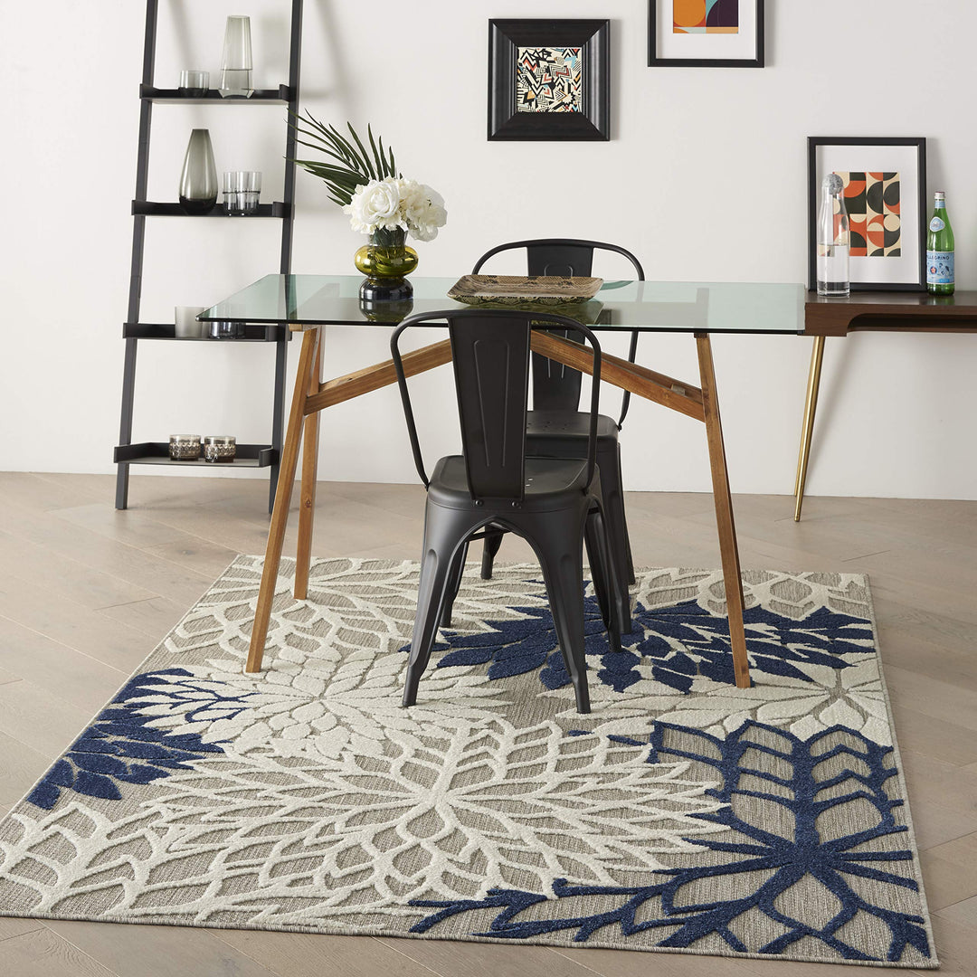 Nourison Aloha Floral Modern, Indoor/Outdoor Area Rug