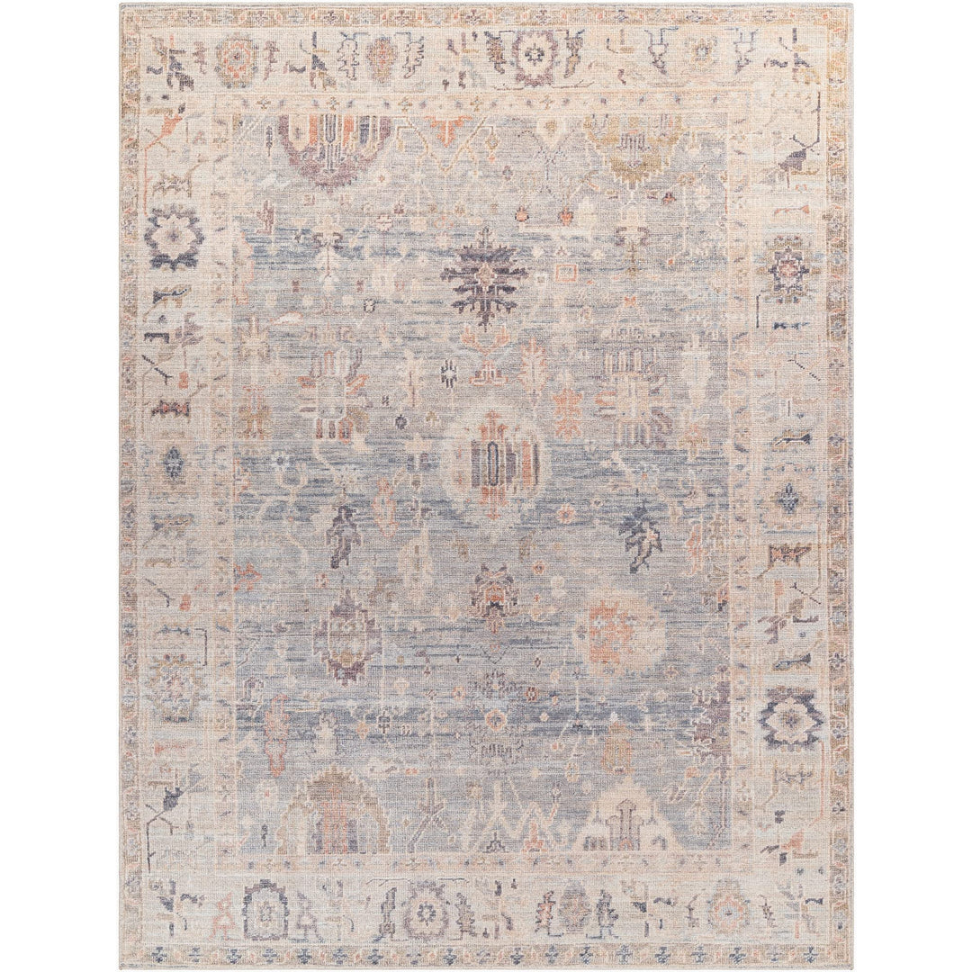 Livabliss x Becki Owens Marlene Vintage Medallion Area Rug 7'10" x 10' Pale Blue