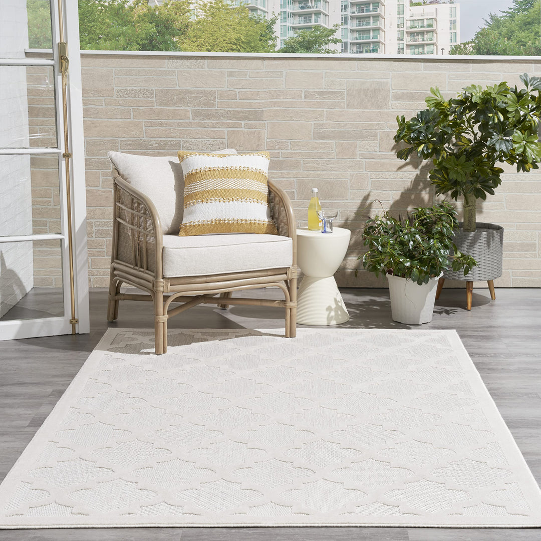 Nourison Easy Care Indoor/Outdoor Moroccan Trellis Area Rug